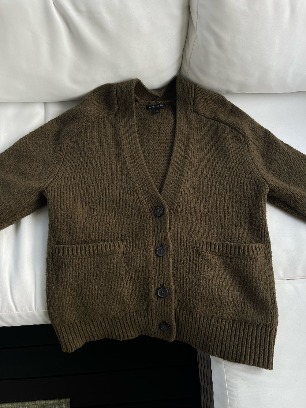 Banana Republic Olive Green Cardigan